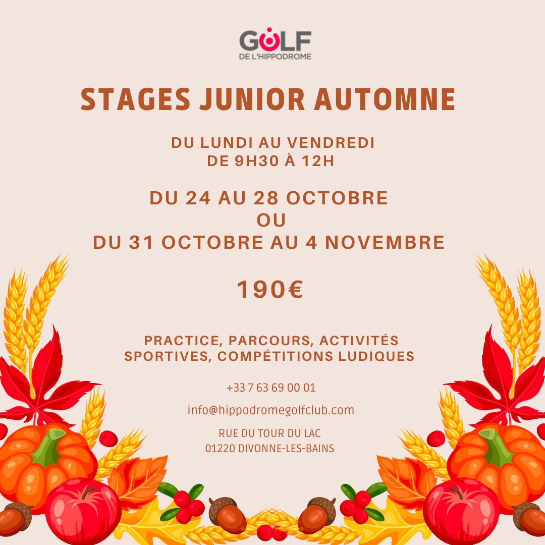 Stage juniors automne